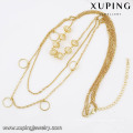 42961-fashion jewelry italy 14k gold klumpige legierung halskette